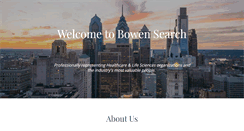 Desktop Screenshot of bowensearch.com